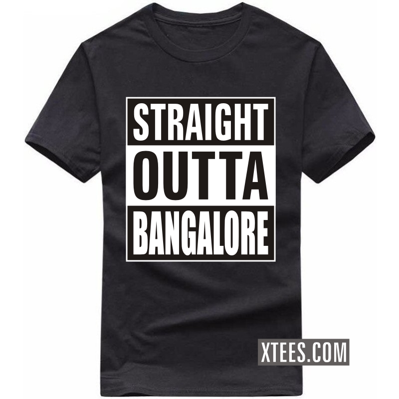 Straight Outta Bangalore T Shirt image