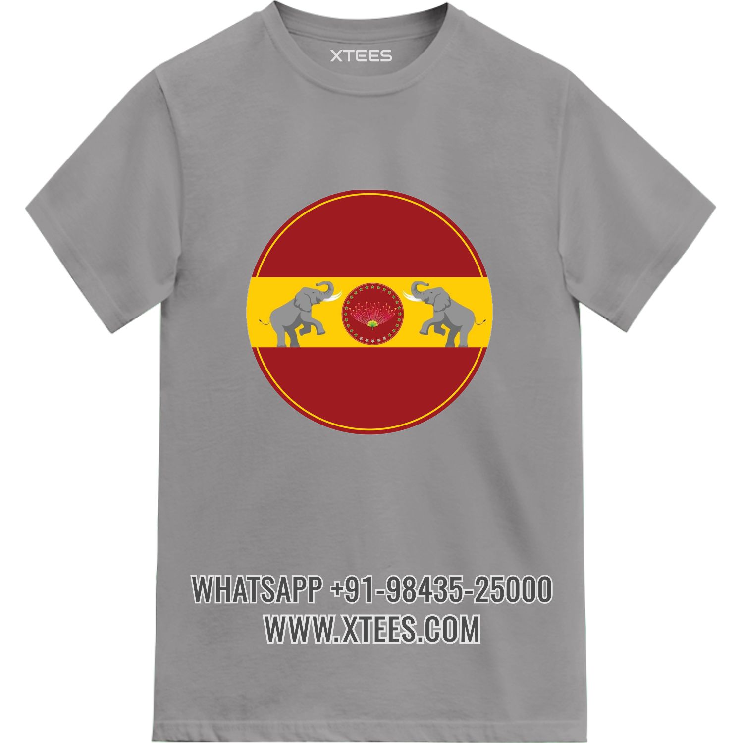 Tamilaga Vettri Kazhagam Tvk Logo 2 Printed T-shirt image