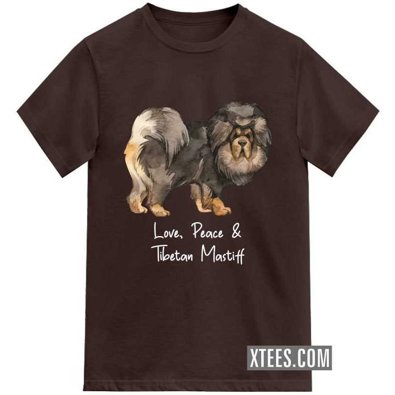 Tibetan Mastiff Dog Printed T-shirt image