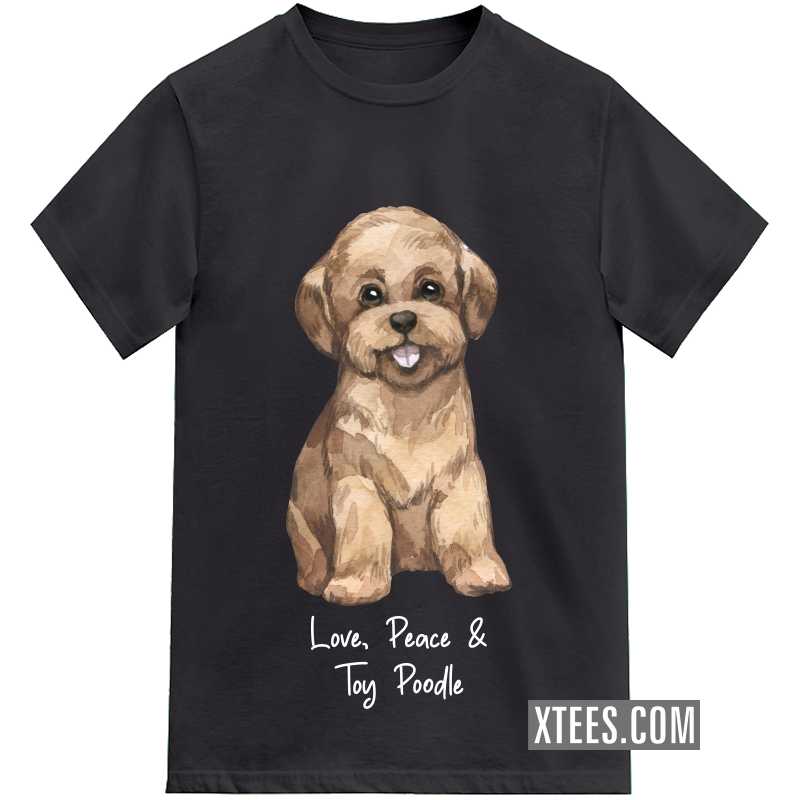 Toy Poodle Dog Printed Kids T-shirt image