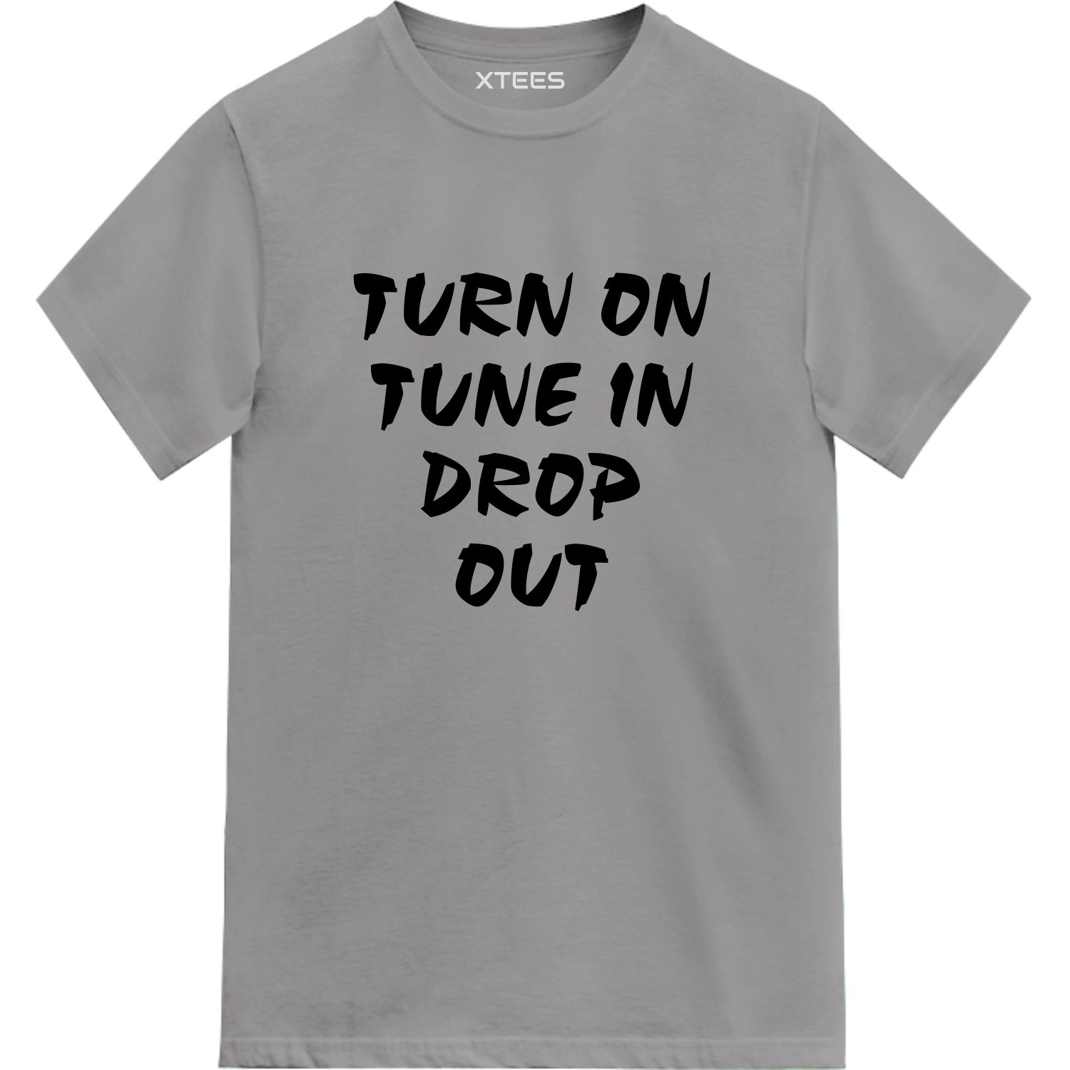 Turn On Tune In Drop Out Biker T-shirt India image