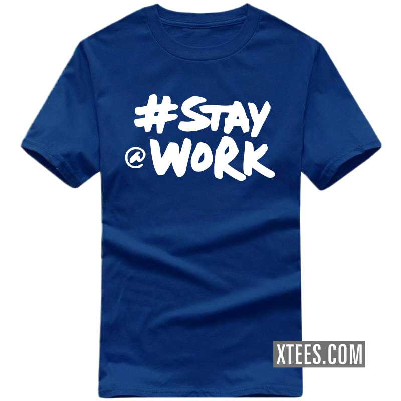 Elon Musk Twitter Stay At Work Funny T-shirt image