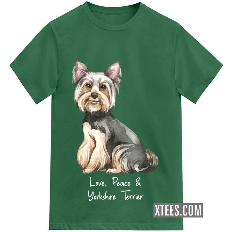 Yorkshire Terrier Dog Printed Kids T-shirt image