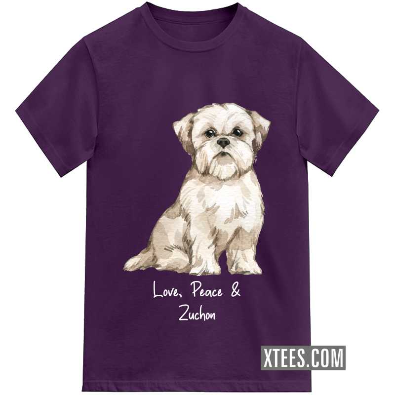 Zuchon Dog Printed Kids T-shirt image