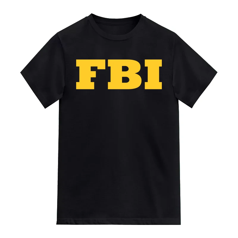 Fbi Symbol Slogan T-Shirt
