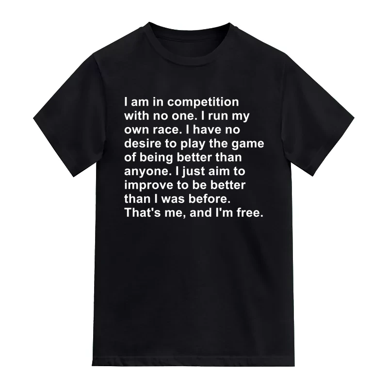 Thats Me And I Am Free Motivational Slogan T-Shirt