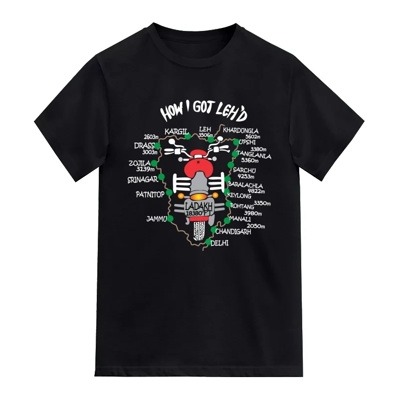 How I Got Lehd Version 1 Biker T-Shirt