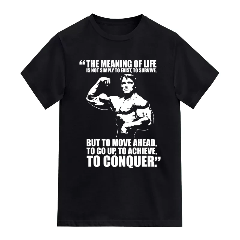 Arnold The Meaning Of Life Gym T-Shirt