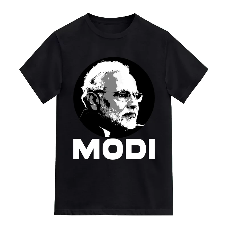 Modi Face Slogan T-Shirt
