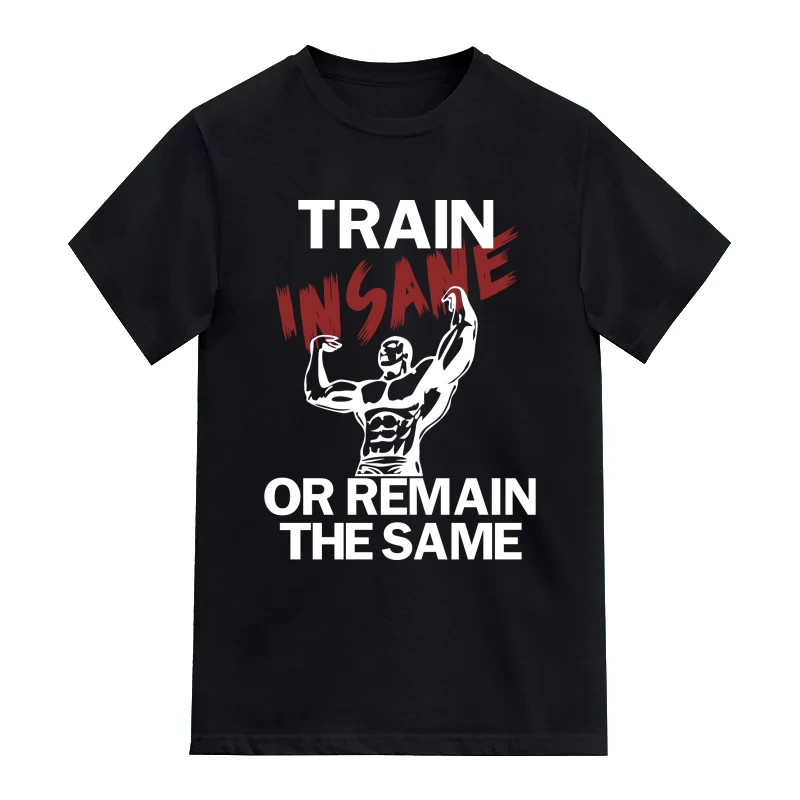 Train Insane Or Remain The Same Gym T-Shirt