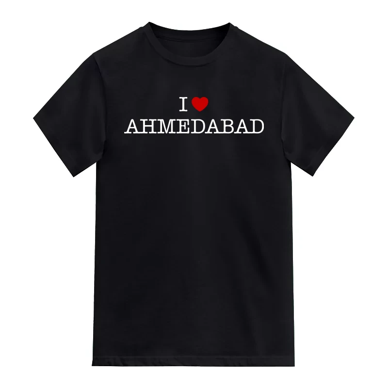 I Love Ahmedabad City Name T-Shirt