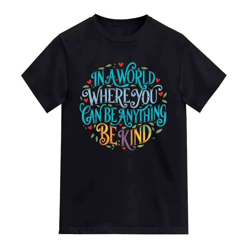 In A World Where You Can Be Anything Positive Quotes T-Shirt