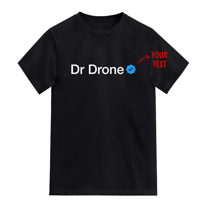 Custom Verified Tick User Name T-Shirt