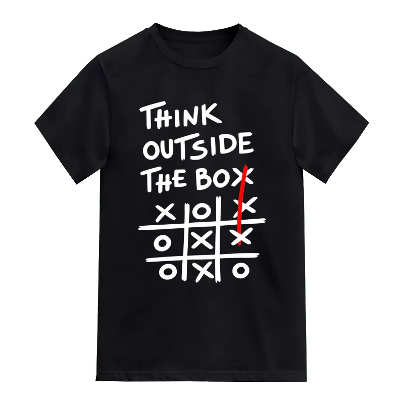 Think Outside The Box Tic Tac Toe T-Shirt