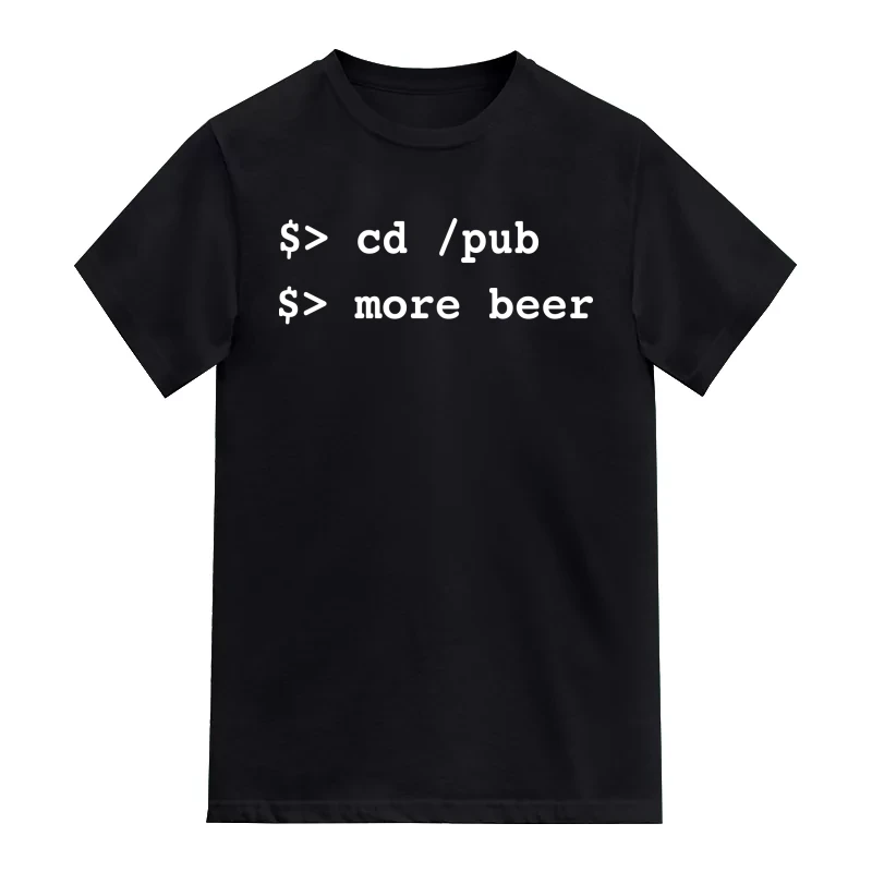 Cd / Pub More Beer Alcohol T-Shirt