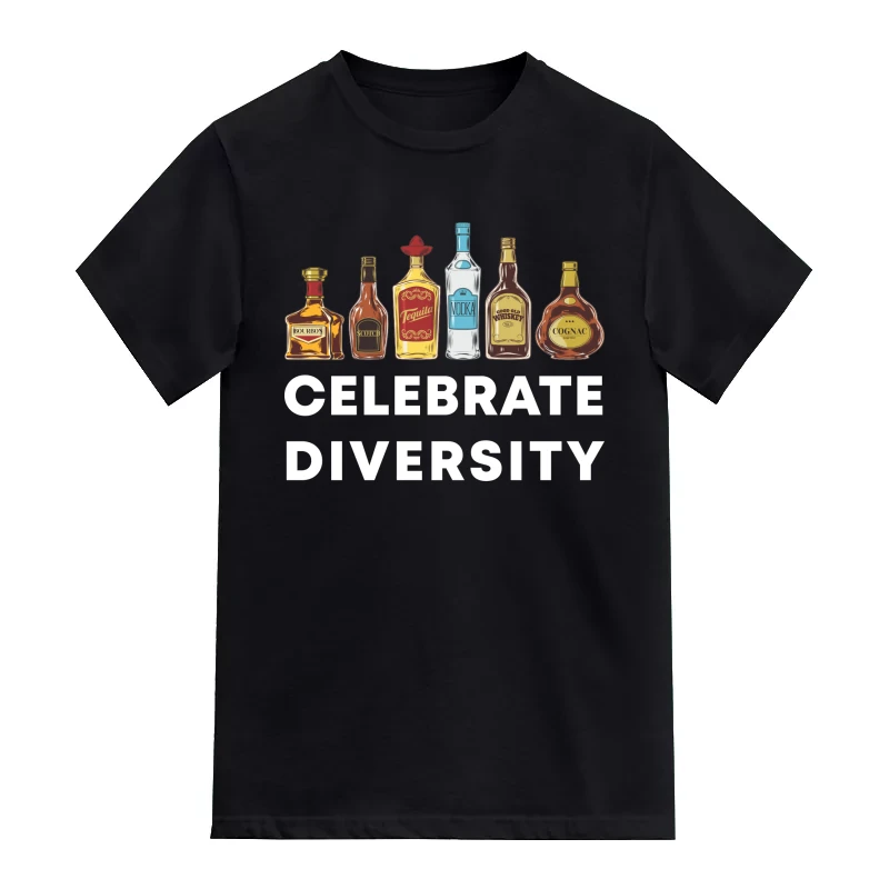 Celebrate Diversity Funny Beer Alcohol Quotes T-Shirt
