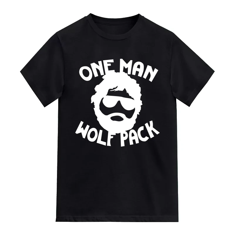 One Man Wolf Pack Funny T-Shirt