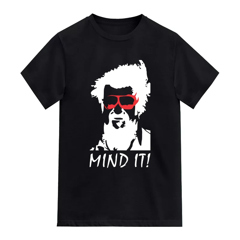 Rajinikanth Mind It Movie Star Slogan T-Shirt