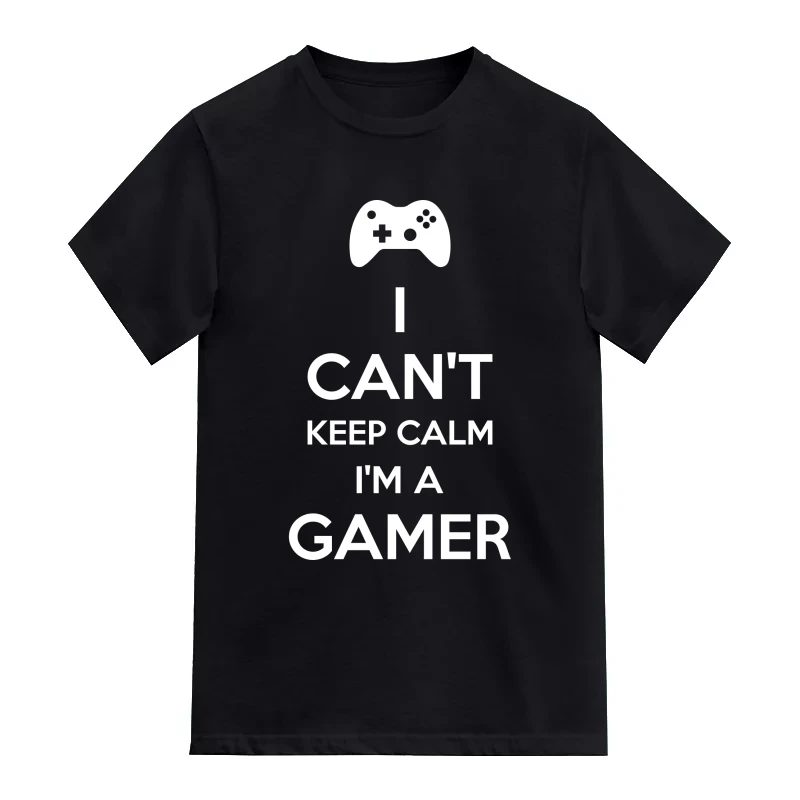 I Cant Keep Calm I Am A Gamer Gaming T-Shirt