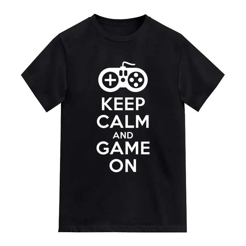 Keep Calm And Game On Gaming T-Shirt