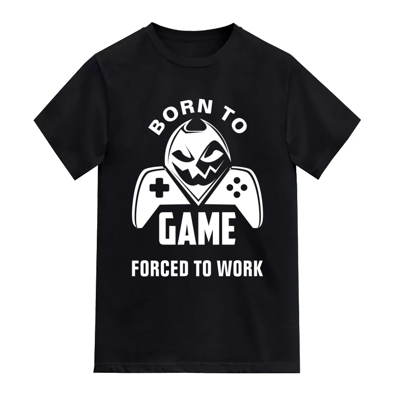 Born To Game Forced To Work Gaming T-Shirt