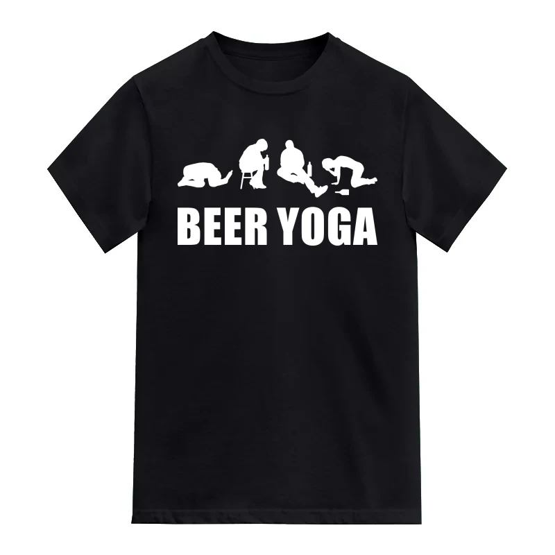 Beer Yoga Beer Funny Beer Alcohol Quotes T-Shirt