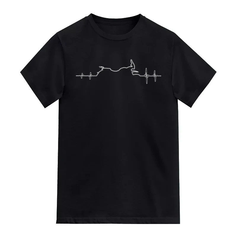 Motorcycle Engine Heart Beat Biker T-Shirt