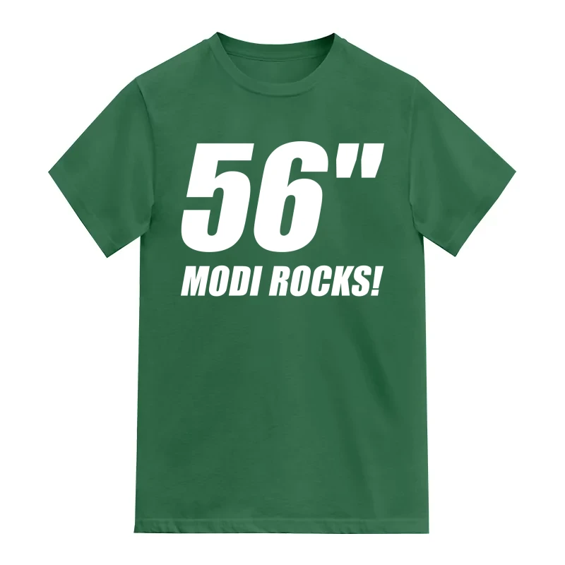 56 Inches Chest Modi Rocks Slogan