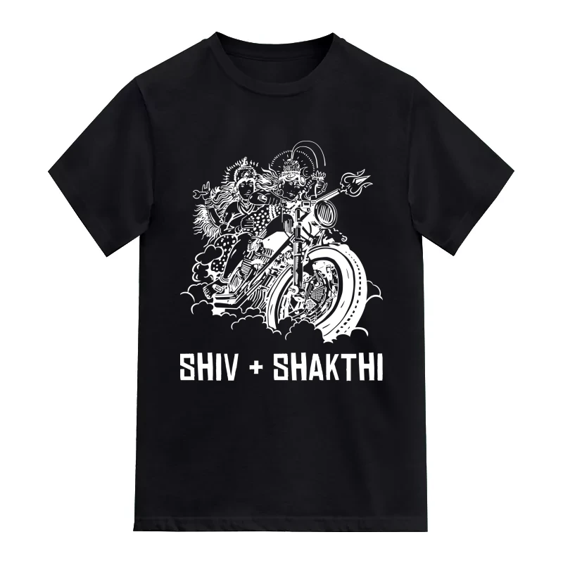 Shiv + Shakthi Couple Biker T-Shirt