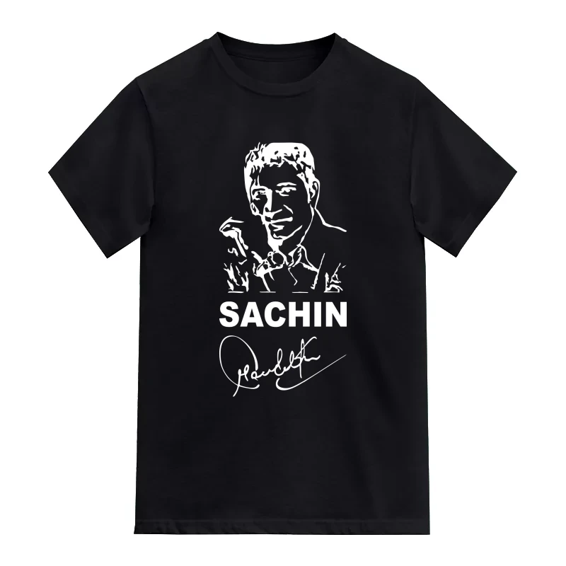 Sachin Tendulkar Autograph Cricket Slogan T-Shirt
