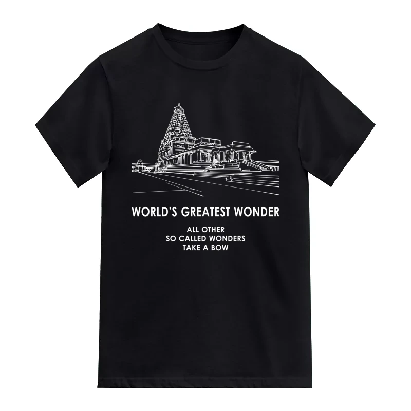 Thanjavur Periya Kovil Tanjore Big Temple World's Greatest Wonder T-Shirt