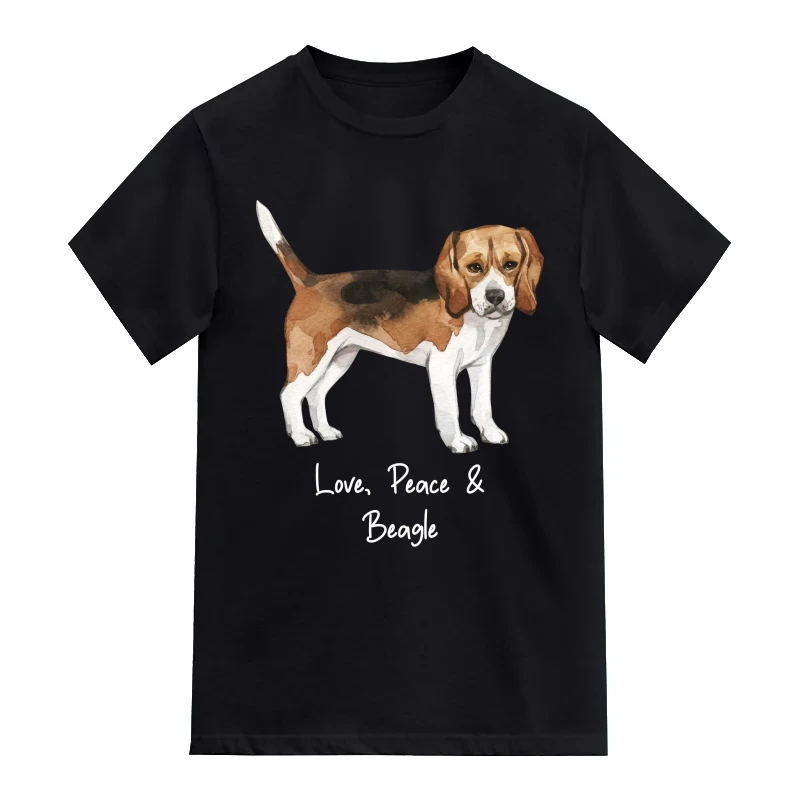 Beagle Dog Printed T-Shirt