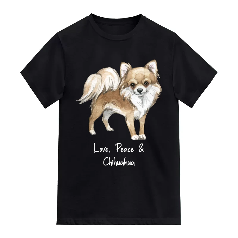 Chihuahua Dog Printed T-Shirt