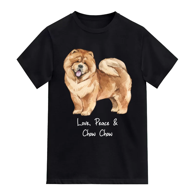 Chow Chow Dog Printed T-Shirt