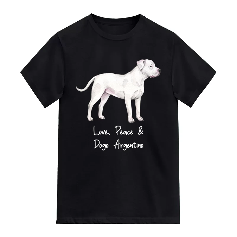 Dogo Argentino Dog Printed T-Shirt