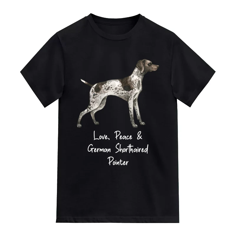 German Shorthaired Pointer Dog Printed T-Shirt