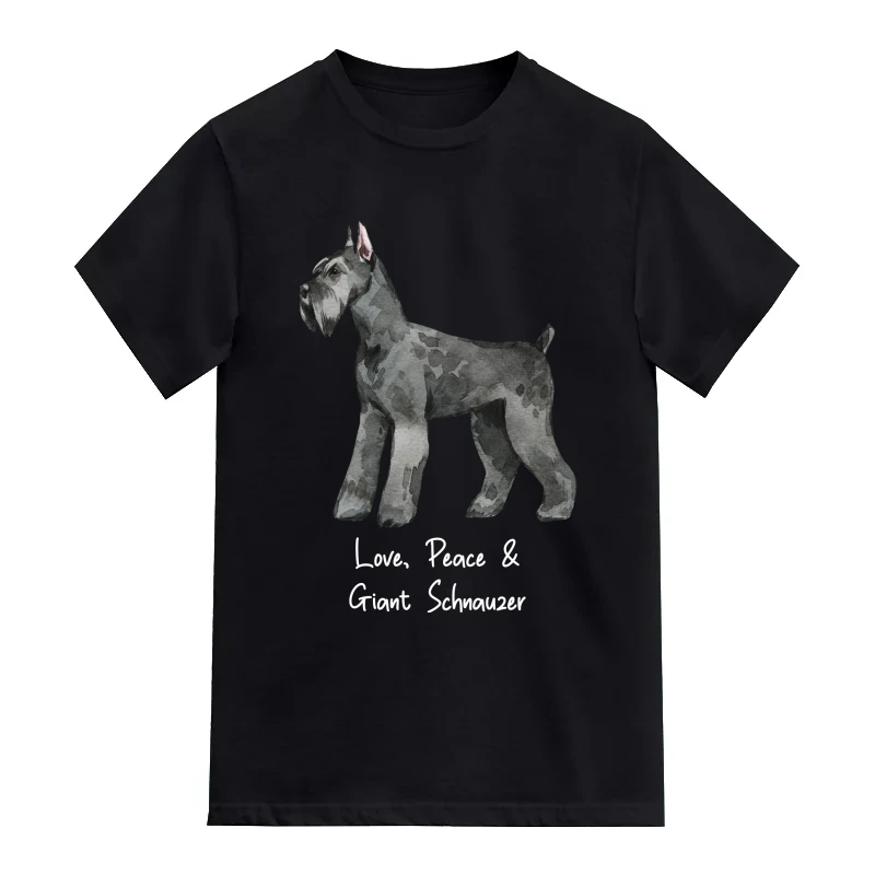 Giant Schnauzer Dog Printed T-Shirt