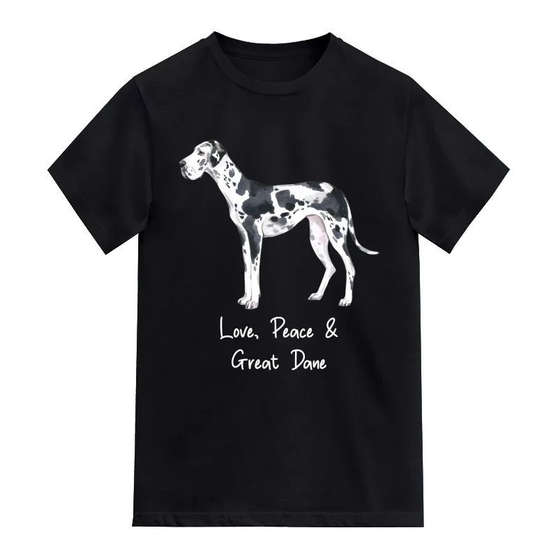 Great Dane Dog Printed T-Shirt