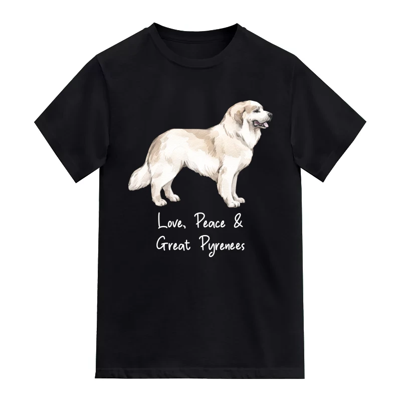 Great Pyrenees Dog Printed T-Shirt
