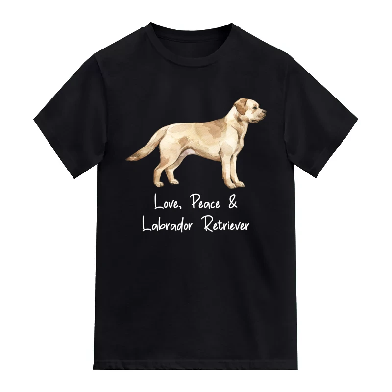 Labrador Retriever Dog Printed T-Shirt
