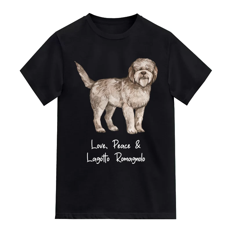 Lagotto Romagnolo Dog Printed T-Shirt