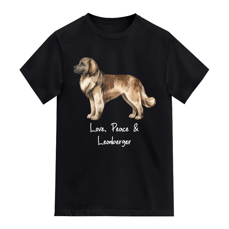 Leonberger Dog Printed T-Shirt
