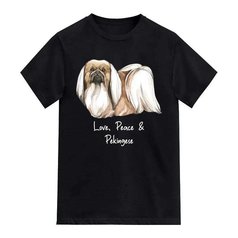 Pekingese Dog Printed T-Shirt