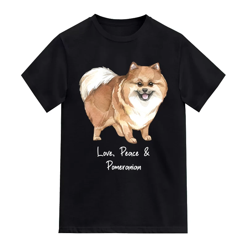 Pomeranian Dog Printed T-Shirt
