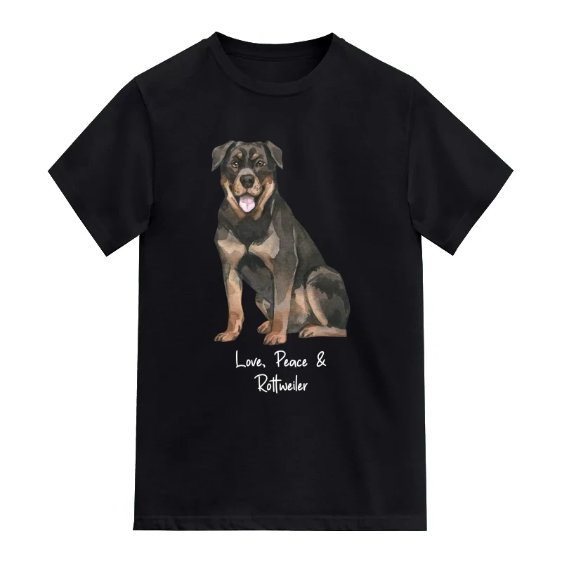 Rottweiler Dog Printed T-Shirt