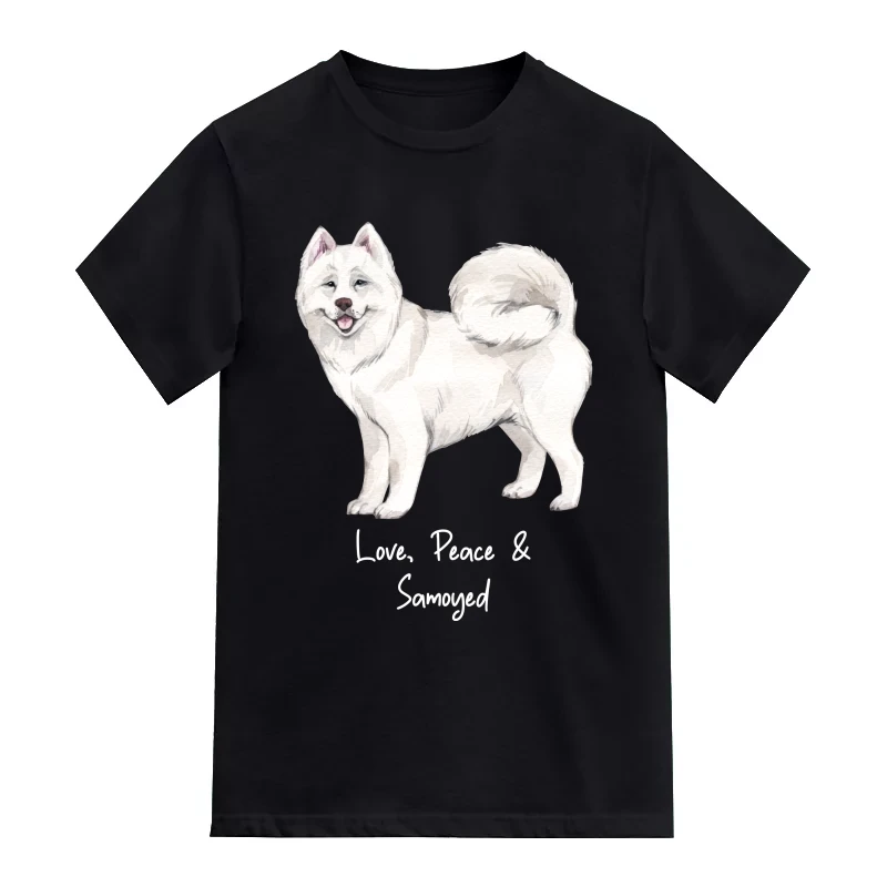 Samoyed Dog Printed T-Shirt