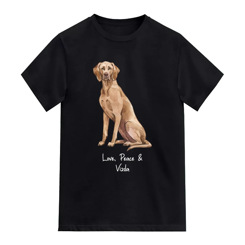Vizsla Dog Printed T-Shirt