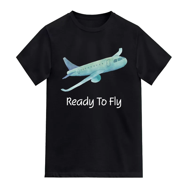 Ready To Fly Airplane Printed
