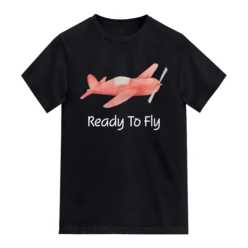 Ready To Fly Airplane Printed