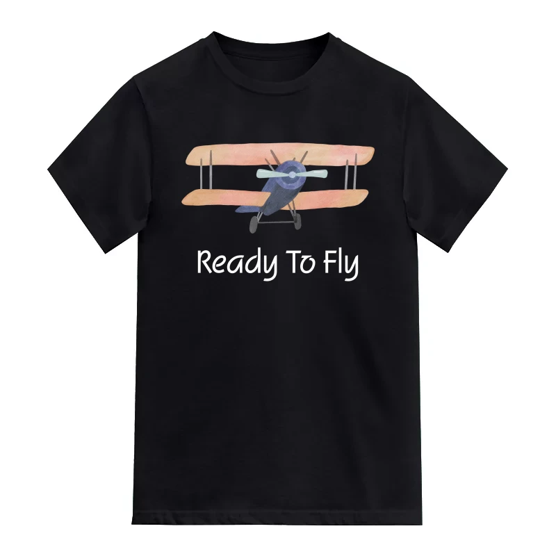 Ready To Fly Airplane Printed